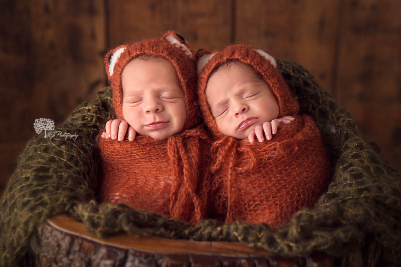 Katy Texas twin newborn photographer