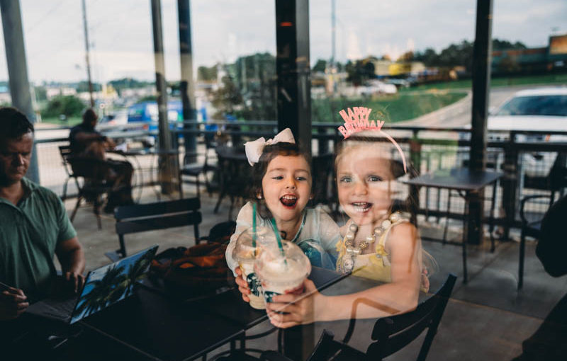 Family photographer Houston- Starbucks birthday